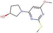 (S)-1-(6-Methoxy-2-(methylthio)pyrimidin-4-yl)pyrrolidin-3-ol