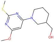 (1-(6-Methoxy-2-(methylthio)pyrimidin-4-yl)piperidin-3-yl)methanol