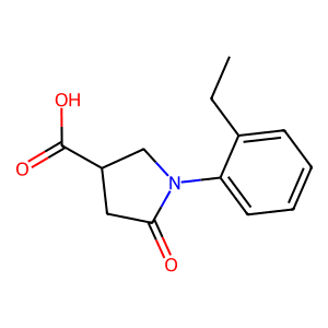 1-(2-Ethylphenyl)-5-oxopyrrolidine-3-carboxylic acid