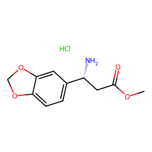(R)-Methyl 3-amino-3-(benzo[d][1,3]dioxol-5-yl)propanoate hydrochloride