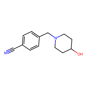 4-((4-Hydroxypiperidin-1-yl)methyl)benzonitrile