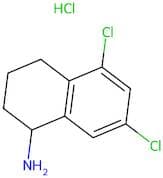 5,7-Dichloro-1,2,3,4-tetrahydronaphthalen-1-amine hydrochloride
