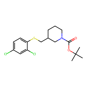 tert-Butyl 3-(((2,4-dichlorophenyl)thio)methyl)piperidine-1-carboxylate