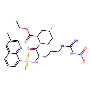 (2R,4R)-Ethyl 4-methyl-1-((S)-2-(3-methylquinoline-8-sulfonamido)-5-(3-nitroguanidino)pentanoyl)pi…