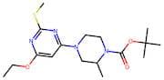 tert-Butyl 4-(6-ethoxy-2-(methylthio)pyrimidin-4-yl)-2-methylpiperazine-1-carboxylate