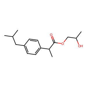 2-Hydroxypropyl 2-(4-isobutylphenyl)propanoate