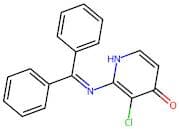 3-Chloro-2-((diphenylmethylene)amino)pyridin-4(1H)-one