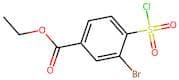 Ethyl 3-bromo-4-(chlorosulfonyl)benzoate