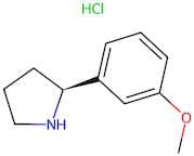 (S)-2-(3-Methoxyphenyl)pyrrolidine hydrochloride