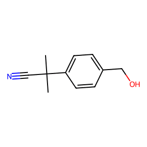 2-(4-(Hydroxymethyl)phenyl)-2-methylpropanenitrile