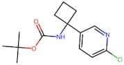 tert-Butyl (1-(6-chloropyridin-3-yl)cyclobutyl)carbamate