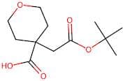 4-(2-(tert-Butoxy)-2-oxoethyl)tetrahydro-2H-pyran-4-carboxylic acid