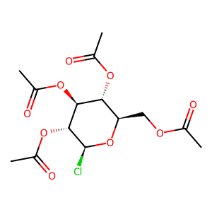 (2R,3R,4S,5R,6S)-2-(Acetoxymethyl)-6-chlorotetrahydro-2H-pyran-3,4,5-triyl triacetate