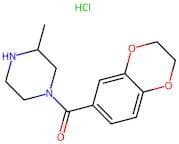 (2,3-Dihydrobenzo[b][1,4]dioxin-6-yl)(3-methylpiperazin-1-yl)methanone hydrochloride