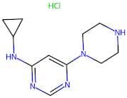 N-Cyclopropyl-6-(piperazin-1-yl)pyrimidin-4-amine hydrochloride