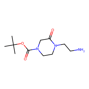 tert-Butyl 4-(2-aminoethyl)-3-oxopiperazine-1-carboxylate