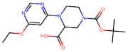 4-(tert-Butoxycarbonyl)-1-(6-ethoxypyrimidin-4-yl)piperazine-2-carboxylic acid