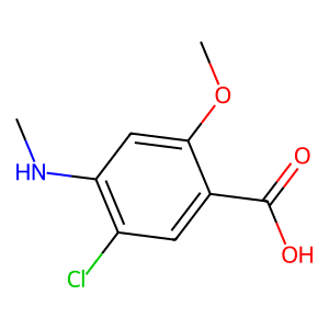 5-Chloro-2-methoxy-4-(methylamino)benzoic acid