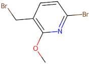 6-Bromo-3-(bromomethyl)-2-methoxypyridine