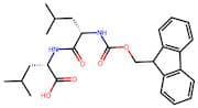(S)-2-((S)-2-((((9H-Fluoren-9-yl)methoxy)carbonyl)amino)-4-methylpentanamido)-4-methylpentanoic ac…