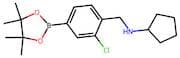 N-(2-Chloro-4-(4,4,5,5-tetramethyl-1,3,2-dioxaborolan-2-yl)benzyl)cyclopentanamine