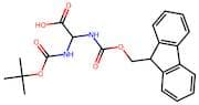 2-((((9H-Fluoren-9-yl)methoxy)carbonyl)amino)-2-((tert-butoxycarbonyl)amino)acetic acid