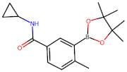 N-Cyclopropyl-4-methyl-3-(4,4,5,5-tetramethyl-1,3,2-dioxaborolan-2-yl)benzamide
