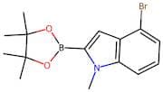 4-Bromo-1-methyl-2-(4,4,5,5-tetramethyl-1,3,2-dioxaborolan-2-yl)-indole