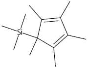 Trimethyl(1,2,3,4,5-pentamethylcyclopenta-2,4-dien-1-yl)silane