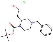 tert-Butyl (S)-4-benzyl-2-(2-hydroxyethyl)piperazine-1-carboxylate hydrochloride