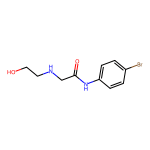 N-(4-Bromophenyl)-2-((2-hydroxyethyl)amino)acetamide