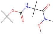 tert-Butyl (1-(methoxy(methyl)amino)-2-methyl-1-oxopropan-2-yl)carbamate