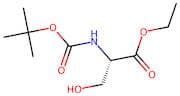 (S)-Ethyl 2-((tert-butoxycarbonyl)amino)-3-hydroxypropanoate