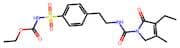 Ethyl (4-(2-(3-ethyl-4-methyl-2-oxo-2,5-dihydro-1H-pyrrole-1-carboxamido)ethyl)phenyl)sulfonylcarb…