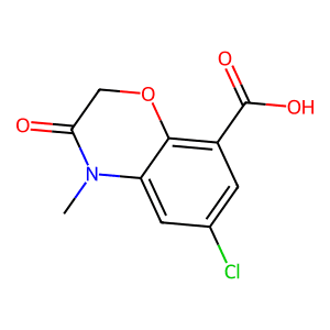 6-Chloro-4-methyl-3-oxo-3,4-dihydro-2H-benzo[b][1,4]oxazine-8-carboxylic acid