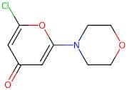 2-Chloro-6-morpholino-4H-pyran-4-one