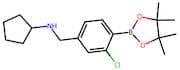 N-(3-Chloro-4-(4,4,5,5-tetramethyl-1,3,2-dioxaborolan-2-yl)benzyl)cyclopentanamine