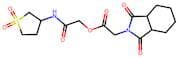 2-((1,1-Dioxidotetrahydrothiophen-3-yl)amino)-2-oxoethyl 2-(1,3-dioxooctahydro-2H-isoindol-2-yl)ac…
