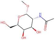 N-((2S,3R,4R,5R,6R)-4,5-Dihydroxy-6-(hydroxymethyl)-2-methoxytetrahydro-2H-pyran-3-yl)acetamide