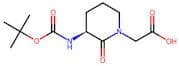 (S)-2-(3-((tert-Butoxycarbonyl)amino)-2-oxopiperidin-1-yl)acetic acid