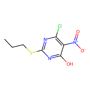 6-Chloro-5-nitro-2-(propylthio)pyrimidin-4-ol