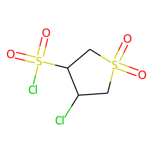 4-Chloro-1,1-dioxotetrahydrothiophene-3-sulphonyl chloride