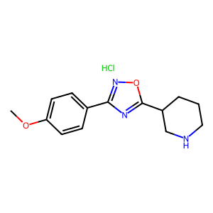 3-(4-Methoxyphenyl)-5-(piperidin-3-yl)-1,2,4-oxadiazole hydrochloride