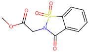 2,3-Dihydro-3-oxo-1,2-benzoisothiazole-2-aceticacidmethylester1,1-dioxide