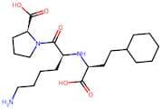 (S)-1-((S)-6-Amino-2-(((S)-1-carboxy-3-cyclohexylpropyl)amino)hexanoyl)pyrrolidine-2-carboxylic ac…