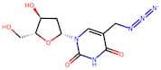 5-(Azidomethyl)-1-((2R,4S,5R)-4-hydroxy-5-(hydroxymethyl)tetrahydrofuran-2-yl)pyrimidine-2,4(1H,3H…