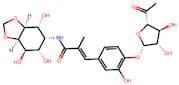 (E)-3-(4-(((2S,3S,4S,5S)-5-Acetyl-3,4-dihydroxytetrahydrofuran-2-yl)oxy)-3-hydroxyphenyl)-2-methyl…