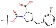 (2S,4R)-4-(3-Bromobenzyl)-1-(tert-butoxycarbonyl)pyrrolidine-2-carboxylic acid