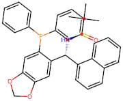 (R)-N-((R)-(6-(Diphenylphosphanyl)benzo[d][1,3]dioxol-5-yl)(naphthalen-1-yl)methyl)-2-methylpropan…