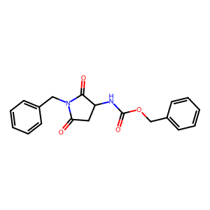 Benzyl (1-benzyl-2,5-dioxopyrrolidin-3-yl)carbamate